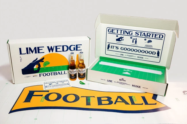 Corona Lime Wedge Football Kits